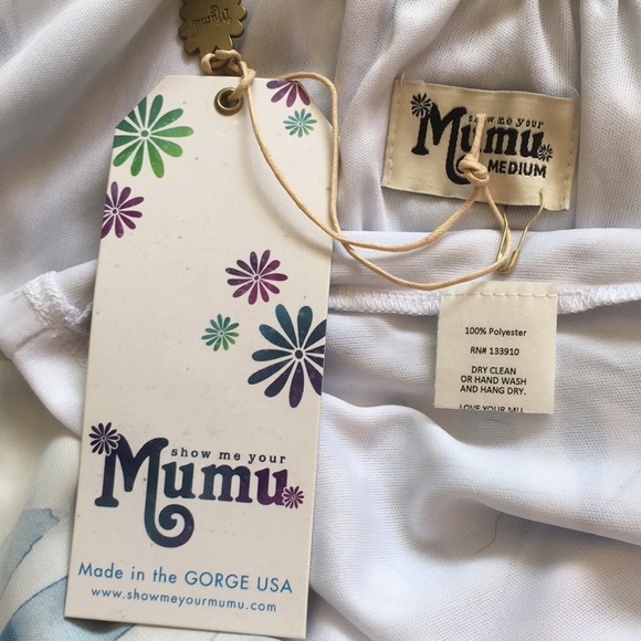 NWT Show Me Your Mumu Sirene Maxi Dress - in Blue Me Away - Picture 11 of 13